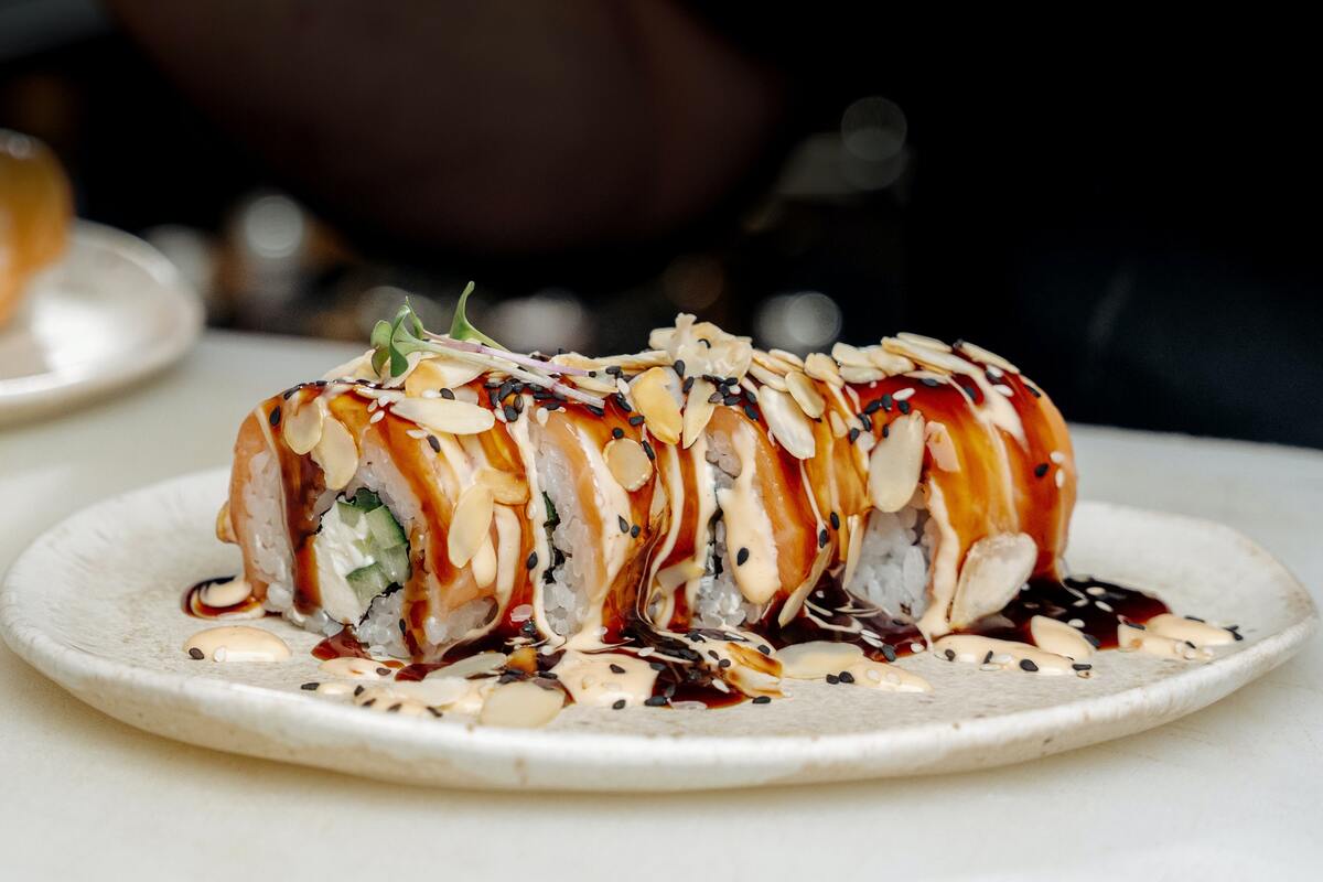 sushi poire au choco