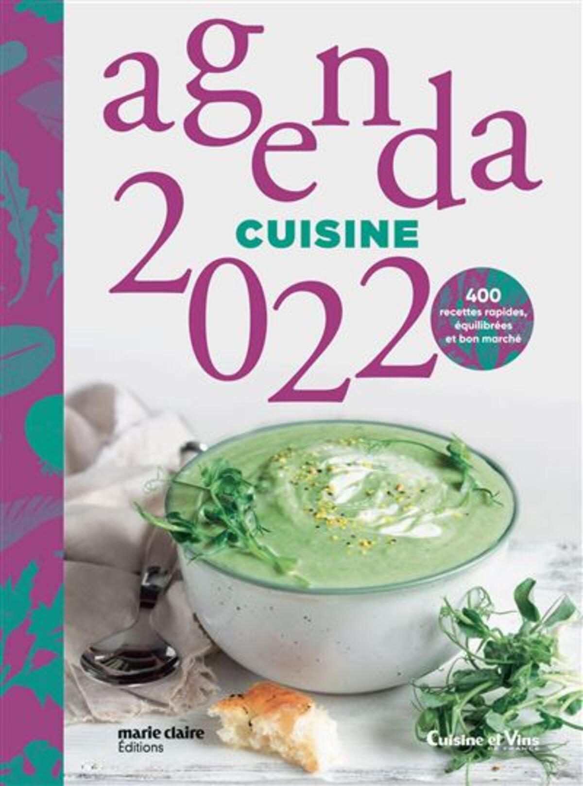 agenda de cuisine 2022